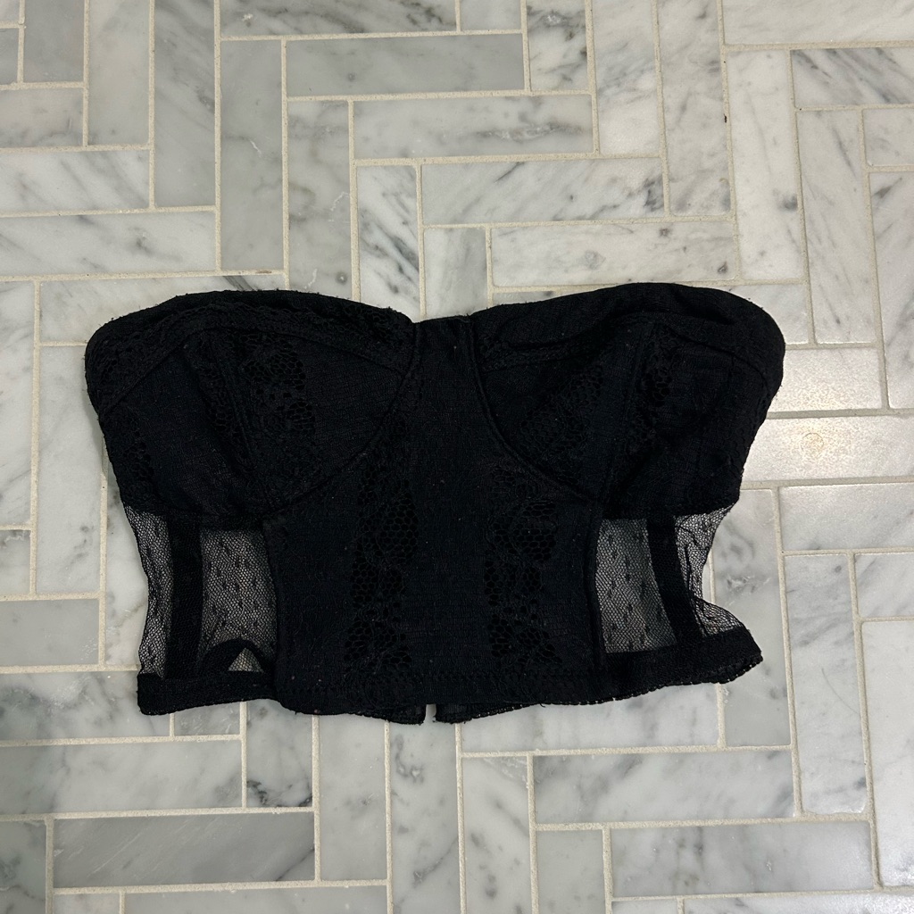 Urban Outfitters Black Lace Corset
